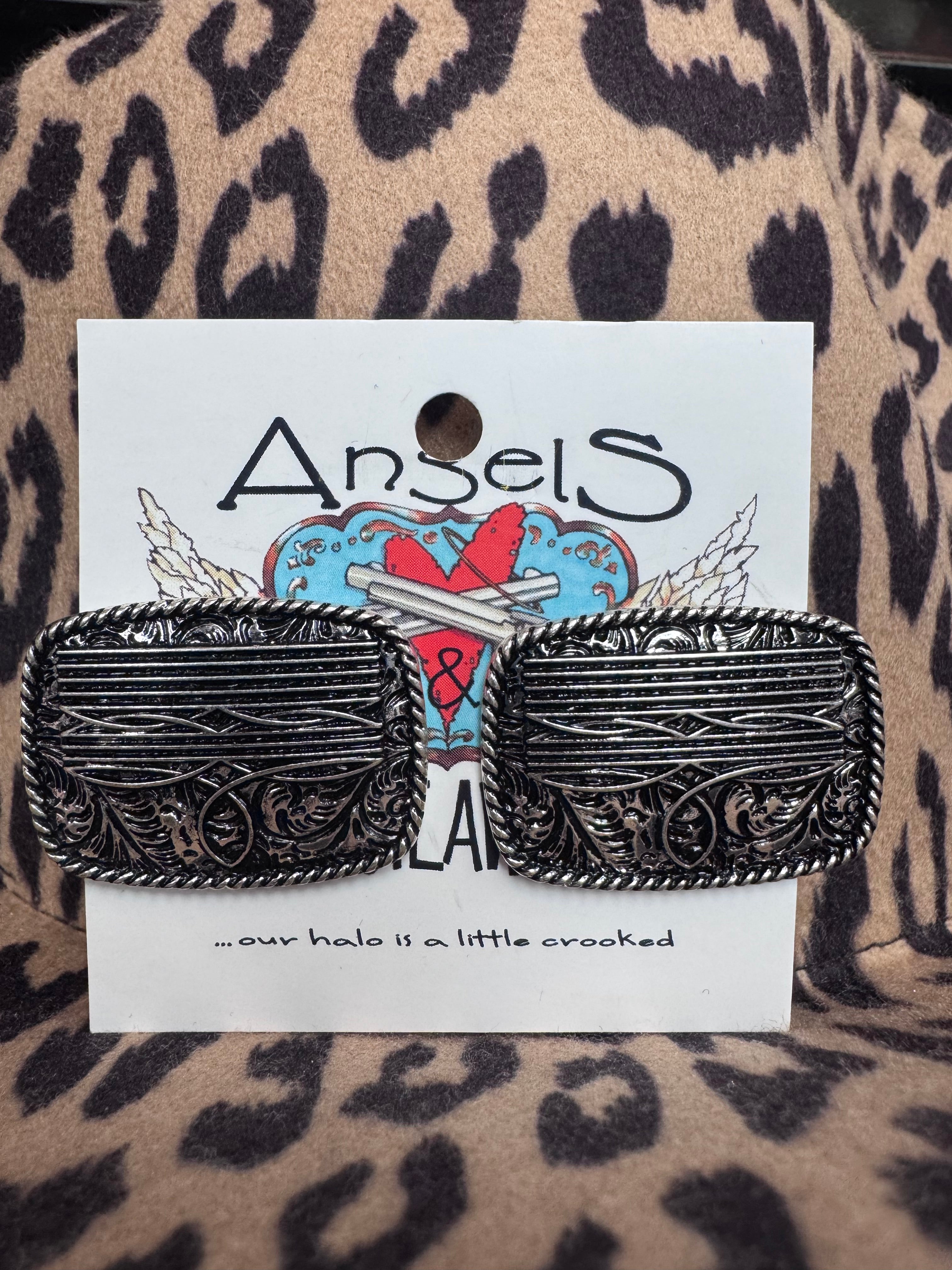 Belt Buckle earrings